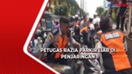Razia Parkir Liar di Penjaringan, Bikin Panik Warga hingga Pengemudi Ojol