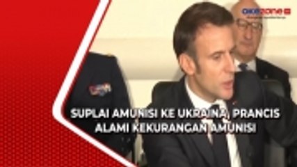 Suplai Amunisi ke Ukraina, Prancis Alami Kekurangan Amunisi