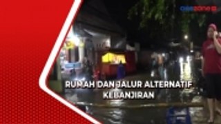 Lagi, Banjir Landa Makasar Jalur Alternatif Kabupaten Kota Terendam