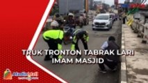 Truk Tronton Tabrak Imam Masjid di Parungkuda Sukabumi hingga Tewas