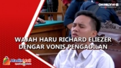 Raut Wajah Haru Richard Eliezer Usai Divonis 1,5 Tahun Penjara