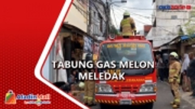 Tabung Gas Melon Meledak di Johar Baru, 3 Orang Luka Parah