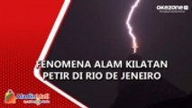 Fenomena Alam Petir Menyambar Patung Yesus Kristus di Rio de Jeneiro