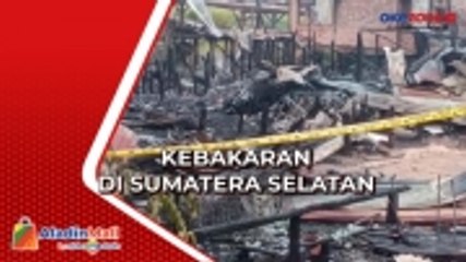 Kebakaran di Sumsel Hanguskan Tujuh Rumah