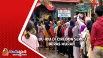 Bulog Cirebon Gelar Operasi Pasar, Ibu-Ibu Antre Beras Murah