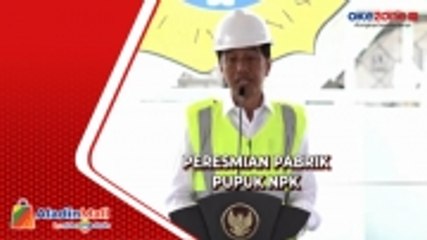 Peresmian Pabrik Pupuk NPK