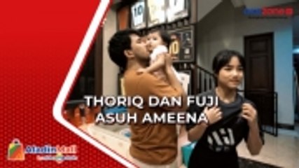 Momen Ameena Bermain dengan Thoriq dan Fuji, Sehari Bersama Paman dan Calon Bibi