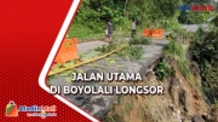 Cuaca Ekstrem, Jalan Utama di Boyolali Longsor
