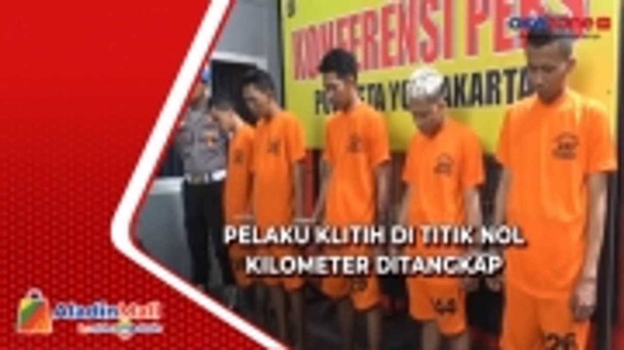 Polresta Yogyakarta dan Polda DIY Tangkap Pelaku Klitih di Titik Nol Kilometer