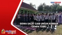 Penuh Khidmat, Puluhan Siswa dan Guru di Lebak Salat Gaib untuk Korban Gempa Turki-Suriah