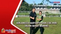 Kompak! Airlangga Hartarto Jalan Sehat Bareng Cak Imin di GBK Senayan