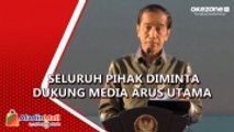 Presiden Minta Media Seluruh Pihak Dukung Media Arus Utama dalam Berinovasi