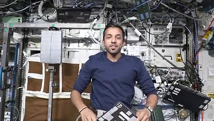 UAE astronaut Sultan AlNeyadi explains why objects rotate in different directions