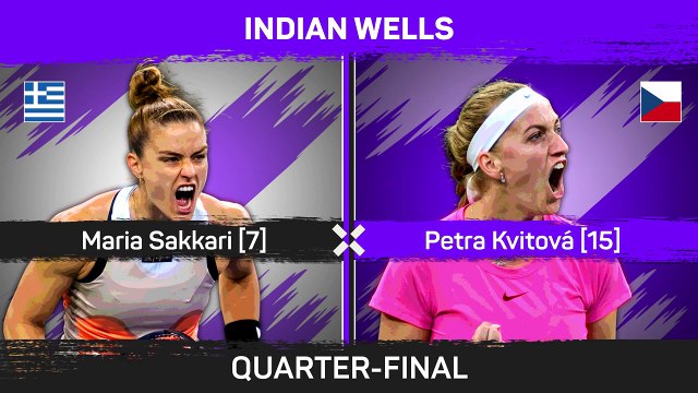 Sakkari makes yet another comeback to reach Indian Wells semis