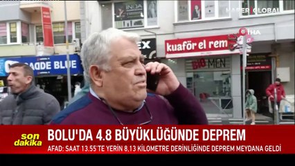 Bolu'da 4,8 büyüklüğünde deprem! İstanbul'da da hissedildi!
