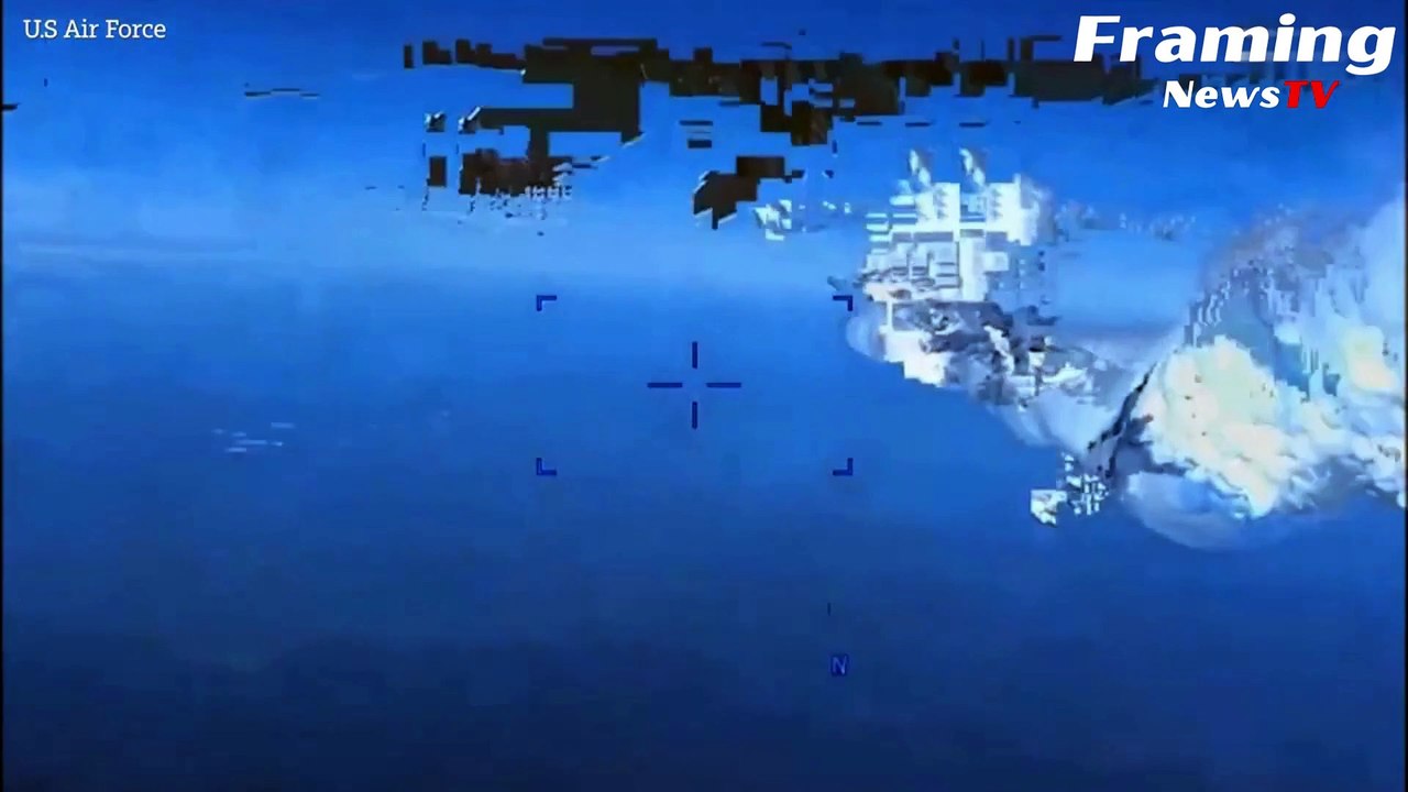 Inilah Rekaman Angkatan Udara AS menunjukkan jet tempur Rusia menabrak drone AS di atas Laut Hitam