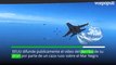 Así fue el impacto entre el avión ruso y el dron de Estados Unidos en el mar Negro