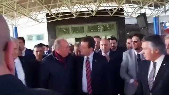 Muharrem İnce ve Ekrem İmamoğlu Hatay'da karşılaştı