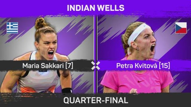 Sakkari makes yet another comeback to reach Indian Wells semis