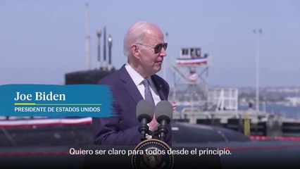 Biden y sus aliados presentan un proyecto de submarino nuclear para Australia