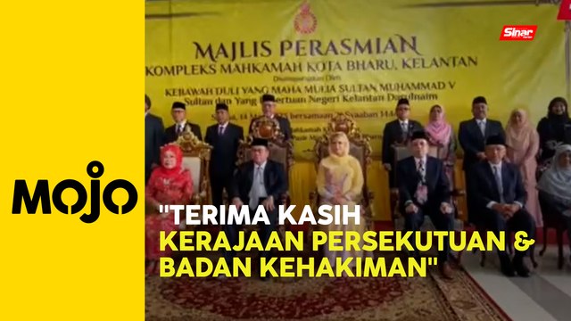 Tengku Mahkota Kelantan rasmi Kompleks Mahkamah Kota Bharu