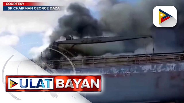 Isang barko sa Mariveles, Bataan, nasunog