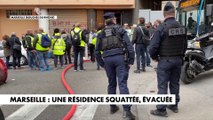 Marseille : les habitants du «Gyptis», immeuble squatté et insalubre, ont été évacués