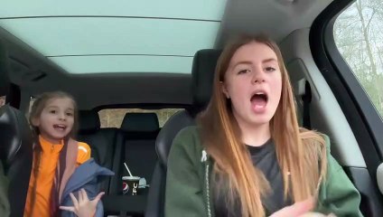 Burnley sisters sing-a-long in the car