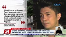 Vhong Navarro, nagpasalamat sa tuluyang pagbasura ng SC sa mga hinarap na kasong rape | 24 Oras