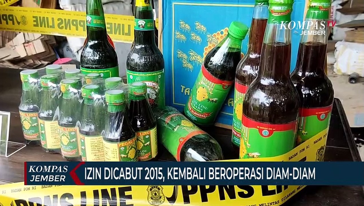 BPOM Tutup Pabrik Produksi Jamu Ilegal dan Oplosan di Banyuwangi