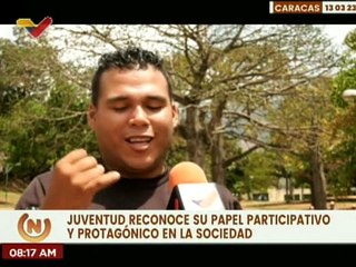 Juventud venezolana reconoce su protagonismo participativo en el socialismo revolucionario