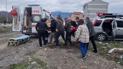 KÜTAHYA'DA TRAFİK KAZASI, 7 YARALI