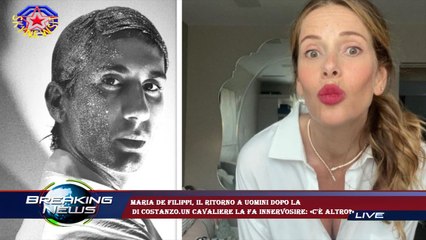 Maria De Filippi, il ritorno a Uomini dopo la  di Costanzo.Un cavaliere la fa innervosire: «C'è altr