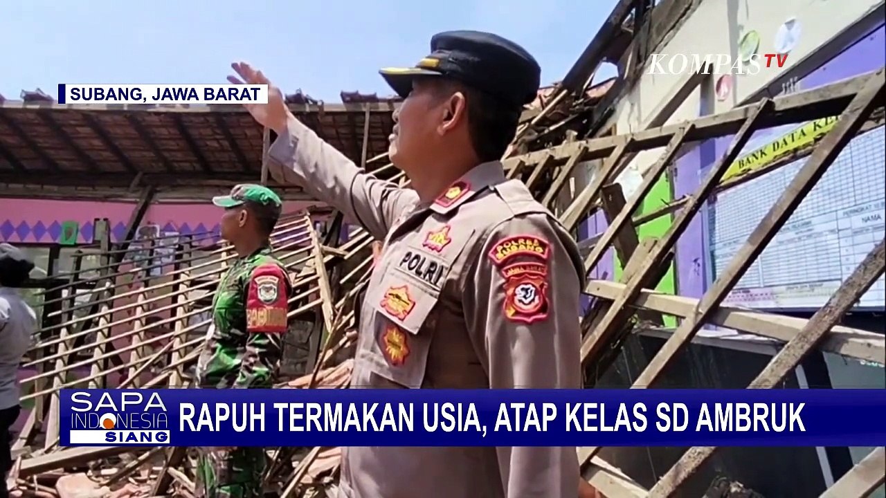 Rapuh Termakan Usia, 4 Atap Kelas di SDN Gunung...