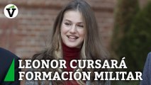 La Princesa Leonor comenzará su formación militar este verano en el Ejército de Tierra