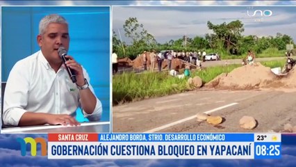 Comitiva de la Gobernación parte a Yapacaní y asegura que dará solución al bloqueo