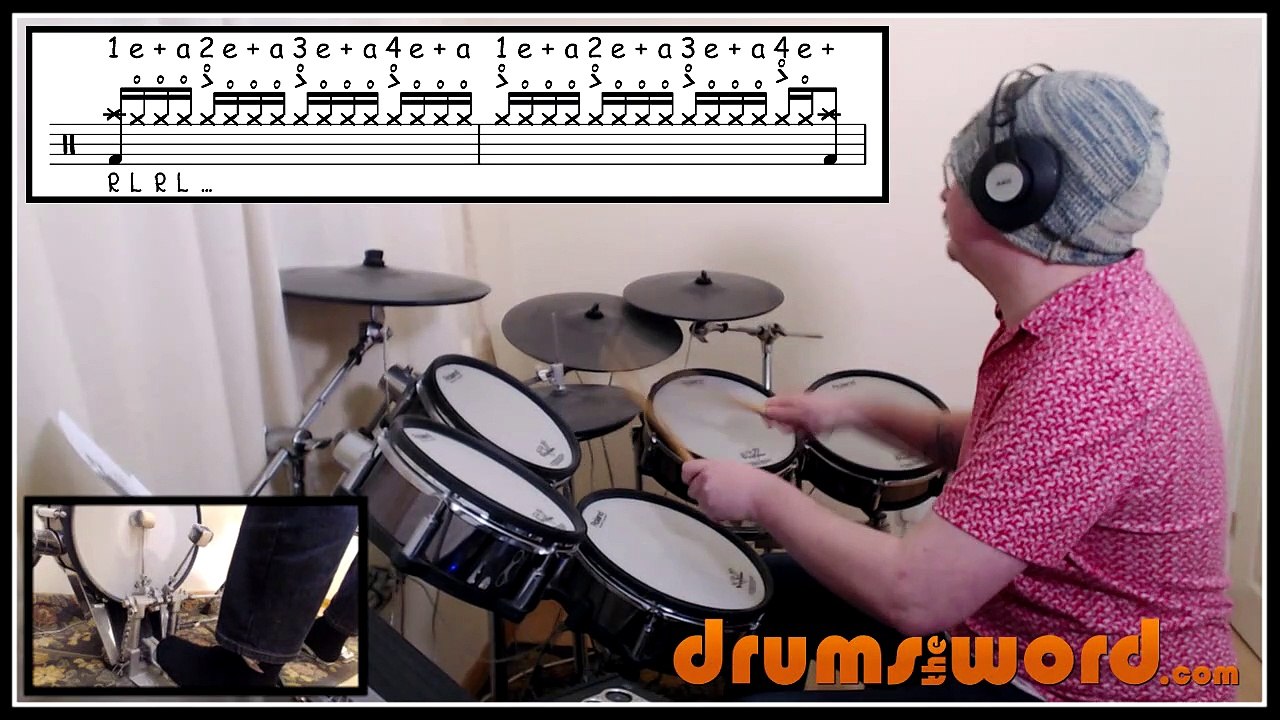★ Sun Hits The Sky (Supergrass) ★ FREE Video Drum Lesson CLIP | How To Play SONG (Danny Goffey)