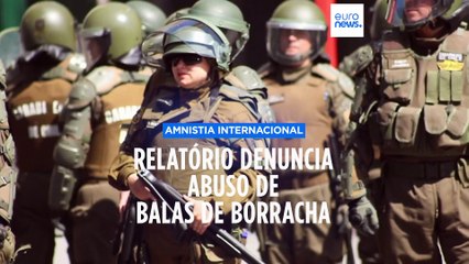 Amnistia Internacional alerta para uso indiscriminado de balas de borracha