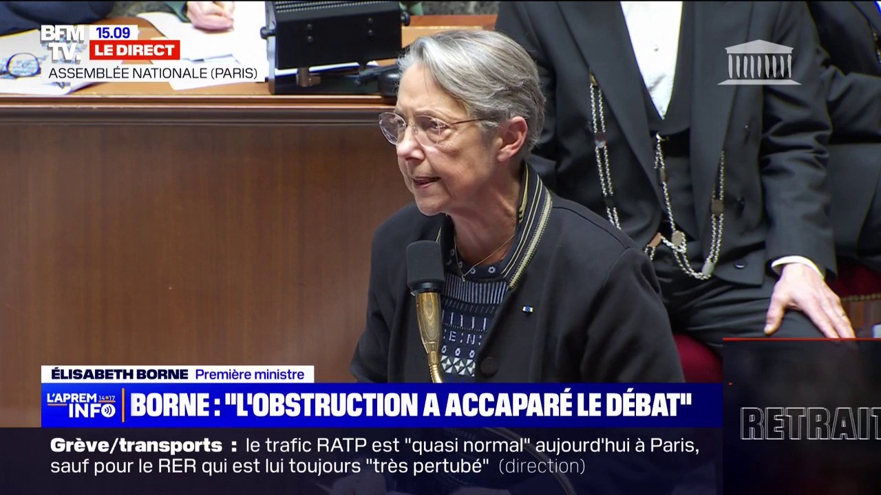 Réforme des retraites: pour Élisabeth Borne, "u...