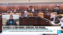 Informe desde Jerusalén: proyectos clave de la reforma judicial en Israel ya tienen primer aval