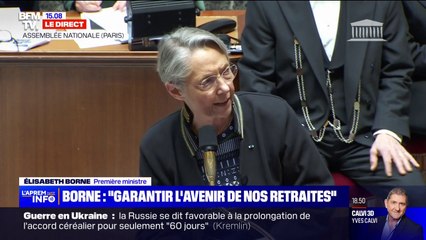 Élisabeth Borne sur la réforme des retraites: " L'obstruction organisée a accaparé le débat"