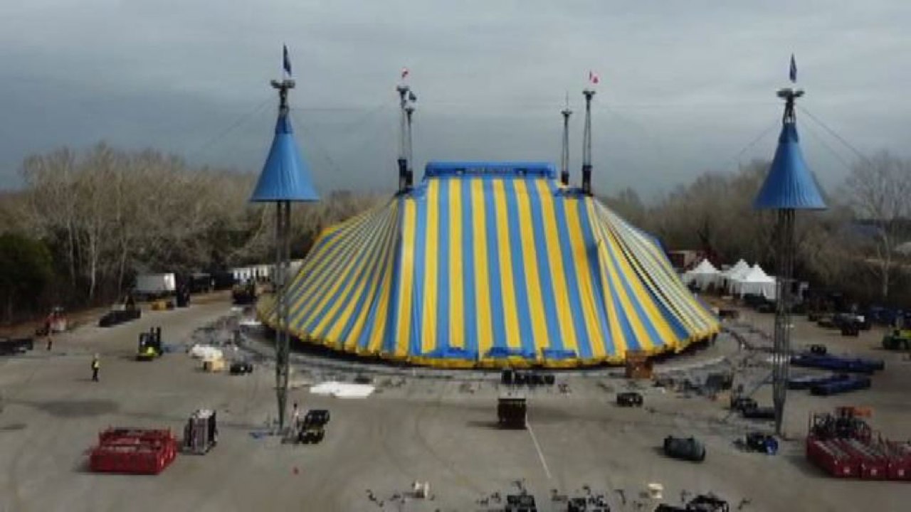 Innalzato a Roma il Grand Chapiteau, torna il Cirque du Soleil