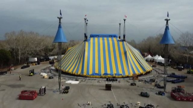 Innalzato a Roma il Grand Chapiteau, torna il Cirque du Soleil
