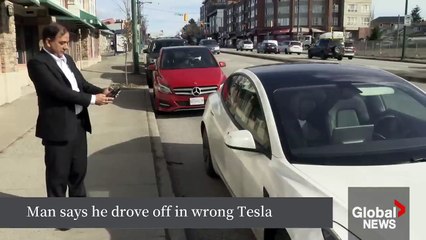 سائق فتح سيارة تسلا وقادها ليكتشف أنها ليست ملكه وتعود لشخص آخر