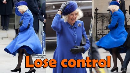 Queen Camilla had a costume problem while attending the Commonwealth service