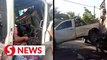 Lorry driver injured in eight-vehicle pile up in Sandakan