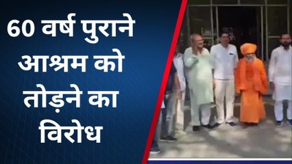 हनुमानगढ़: आस्था का केंद्र तोड़ने का विरोध, एसडीएम को सौंपा ज्ञापन