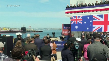 China fustiga "peligrosa" alianza de EEUU, Reino Unido y Australia sobre submarinos