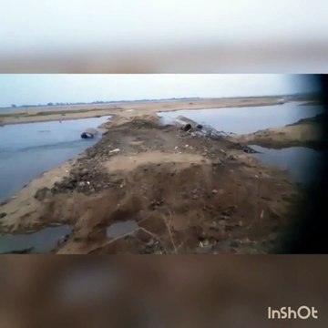 बांद्रभान रेत खदान पर प्रशासन के तीन विभागों की संयुक्त कार्रवाई, तवा नदी में बने रास्ते को जेसीबी से तोड़ा