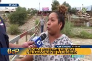 Lluvias en Huaura: cientos de familias damnificadas tras caída de huaico en Sayán